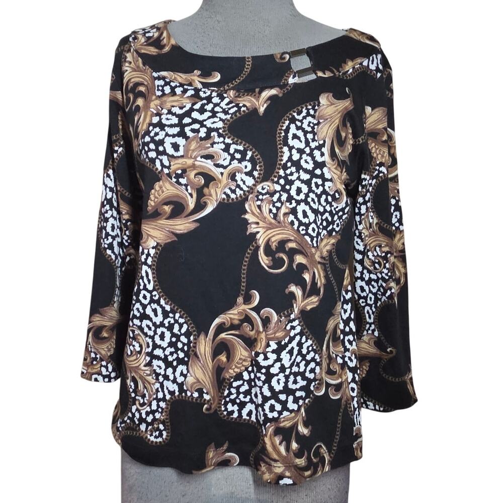 Rafaelia Cotton Blouse Size Medium